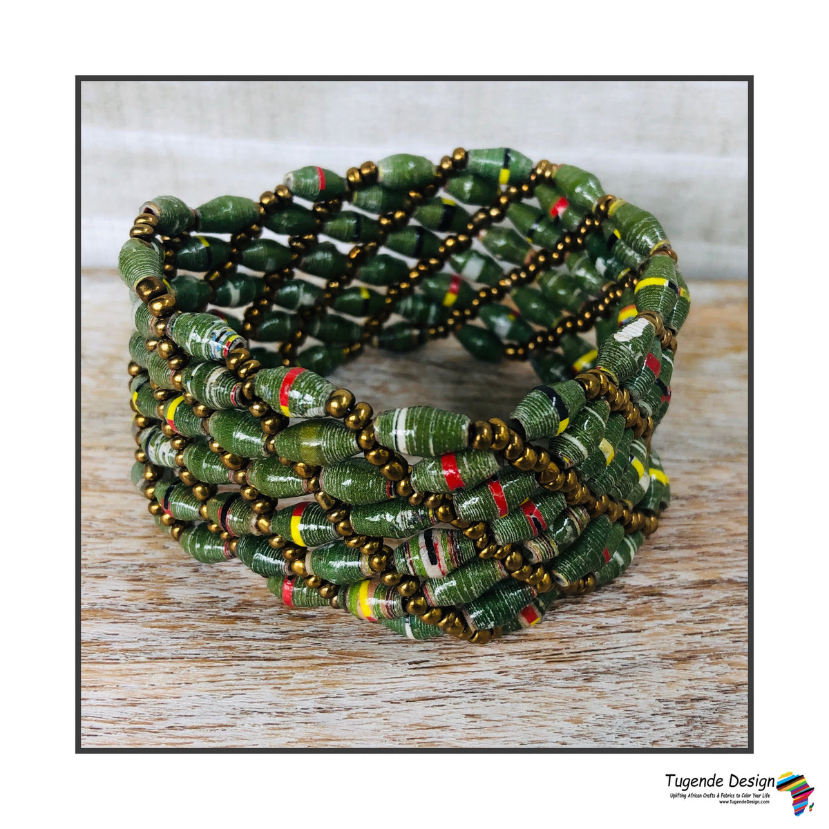 Making A Stretchy Bracelet – African Beads & Fabrics