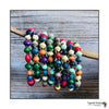 Kyendi Stackable Beaded Stretch Bracelets (Mixed Color)