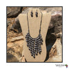 Kinyuma Signature Handmade Beaded Bib Style Necklace (available in 5 colors)