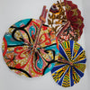 African Hand Fan , Ankara Wicker Fan, African Wall Decor, Hand Woven African Print Hand Fan, Tribal Straw Fan, African Wall Hanging