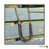 Bbiringanya Elegant Handmade Beaded Layered Necklace in Eggplant