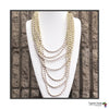 Lucy Handmade Beaded Layered Multi Strand Signature Necklace (Available in 7 Colors)