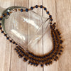Musanyufu 4 Handmade Intricate Beaded Bib Necklace (3 Colors)