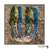 Okusiba Handmade Beaded Multi Strand Necklace with Ankara Fabric (Available in 3 Colors)